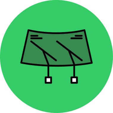 Modern b 'nin vektör illüstrasyonu eksik simgesi