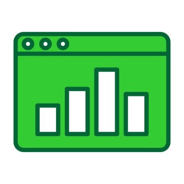 bar çizelgesi vektör simgesi