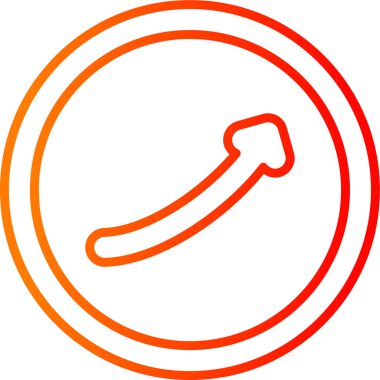 Kemik. Web simgesi basit illüstrasyon