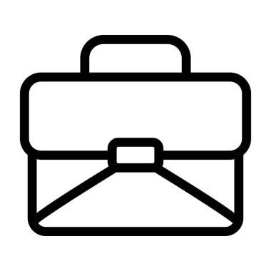 evrak çantası simgesi, vektör illüstrasyonu