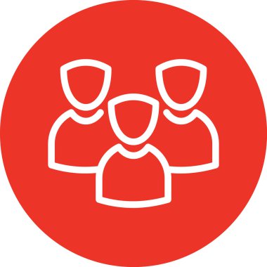 Takım simgesi vektör illüstrasyonu