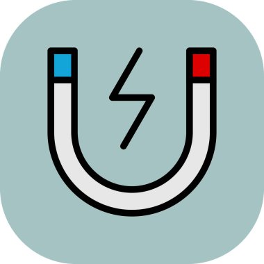 mıknatıs simgesi vektör çizimi