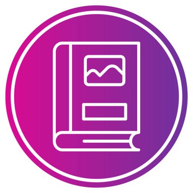 kitap simgesi vektör illüstrasyonu