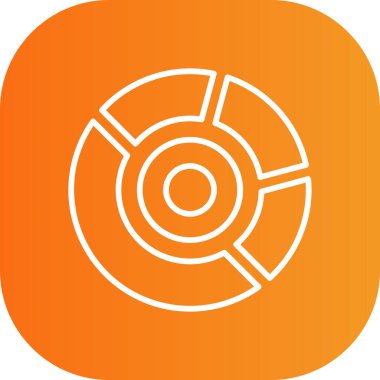 Modern ikonun vektör çizimi, güzel ve güzel müzik