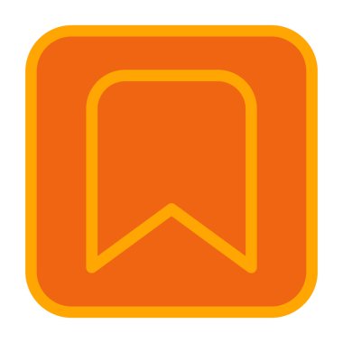 kare ok vektör simgesi tasarımı.