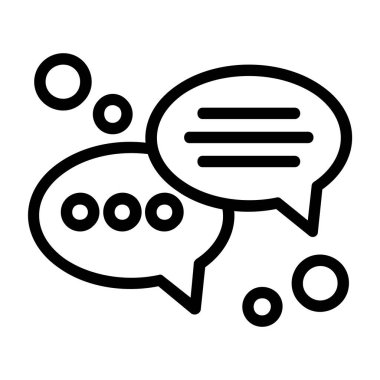 konuşma balonu ikonu vektör illüstrasyon tasarımı