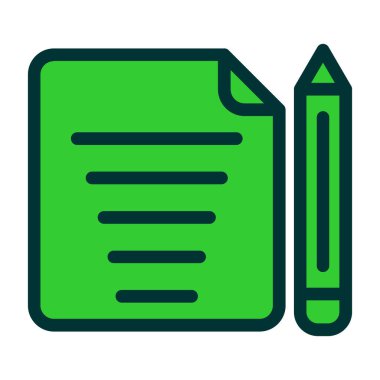 belge simgesi vektör illüstrasyonu