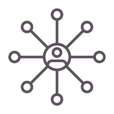 Bağlantı satırı vektör simgesi