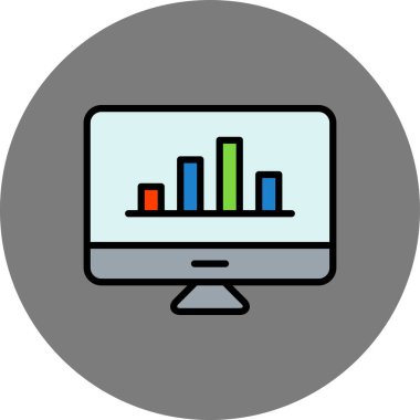 seo modern simgesinin vektör illüstrasyonu