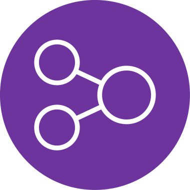 Modern bir simgenin vektör illüstrasyonu