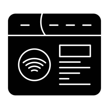 tarayıcı vektörü glifleri düz simge