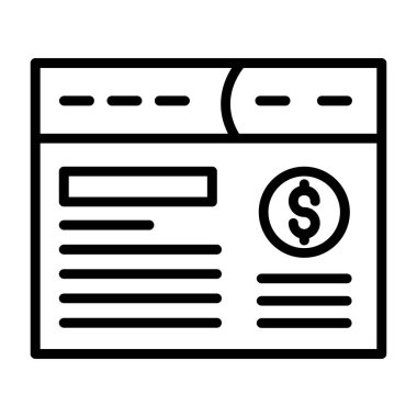 Bill Doları simgesi, taslak biçimi