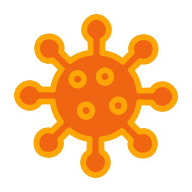 Virüs. Web simgesi basit illüstrasyon