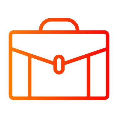 Çanta. Web simgesi basit tasarım