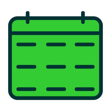 Takvim. Web simgesi basit tasarım