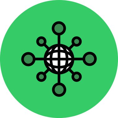 seo modern simgesinin vektör illüstrasyonu