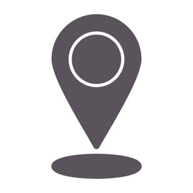 Harita işaretleyici simgesi. vektör illüstrasyonu