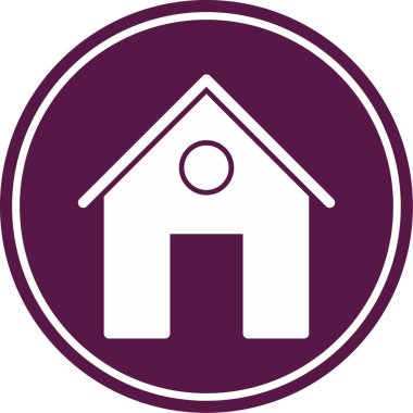 Ev simgesi vektör illüstrasyonu