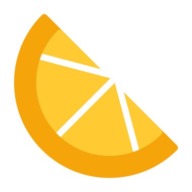 limon meyvesi simgesi, düz stil