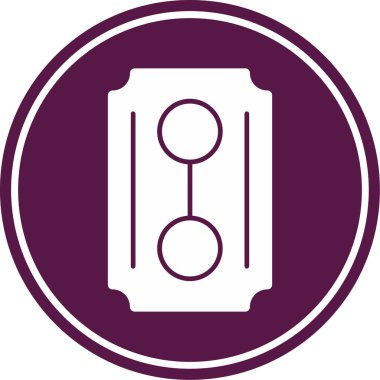 Benzersiz trafik sinyali vektör simgesi