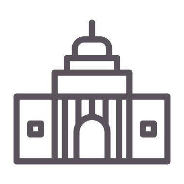 Üniversite inşa çizgisi ve simgesi