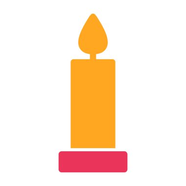 Mum simgesi vektör illüstrasyonu