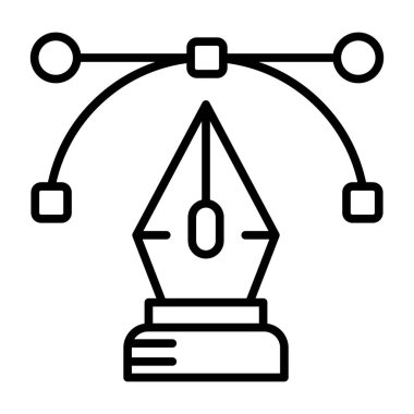 uydu simgesi vektör illüstrasyonu