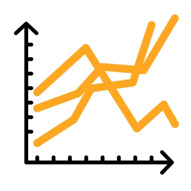 grafik ikonu vektör illüstrasyonu