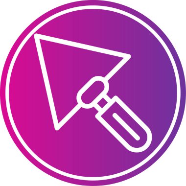 Modern oto tamir simgesinin vektör illüstrasyonu