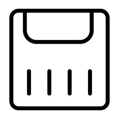 Pil. Web simgesi basit illüstrasyon