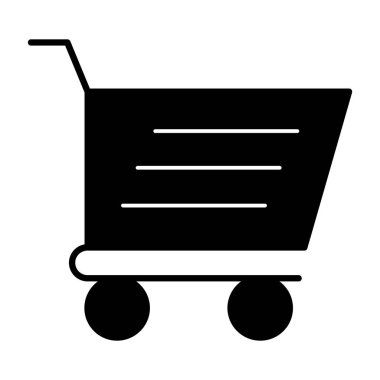 Taşıyıcı vektör düz simge tasarımı