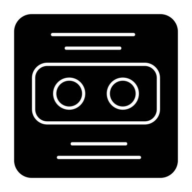 video kamera simgesi, vektör illüstrasyonu