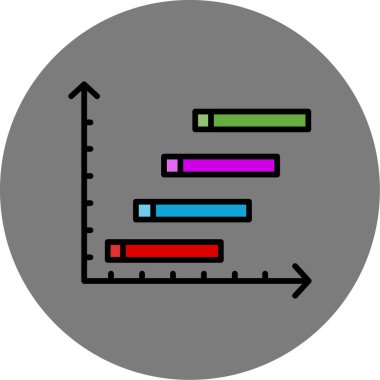 grafik ikonu vektör illüstrasyonu
