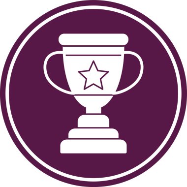Ödülü Kupası vektör simgesi