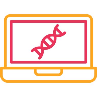 vektör DNA simgesi, vektör çizimi