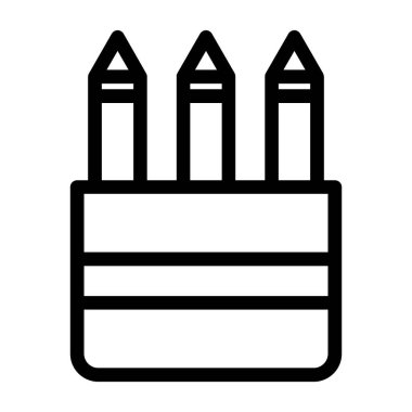 kalem vektörü ince çizgi simgesi