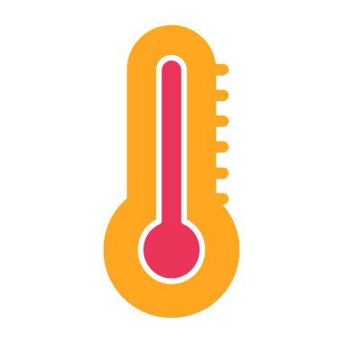 termometre simgesi vektör illüstrasyonu