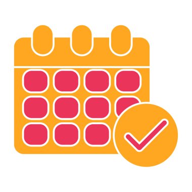 hesap makinesi renkli vektör simgesi