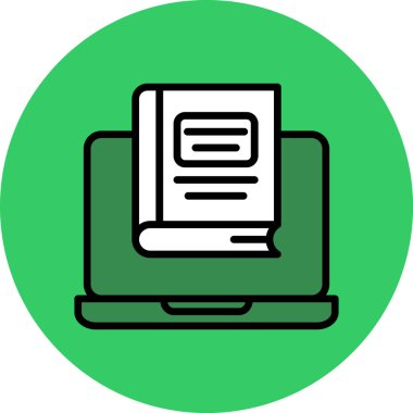 Bilgisayar. Web simgesi basit illüstrasyon