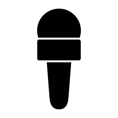 mikrofon simgesi, vektör illüstrasyon tasarımı