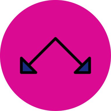 ok simgesi vektör illüstrasyonu