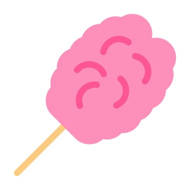 Tatlı şeker lezzetli izole simgesi