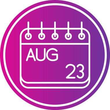 Takvim simgesi vektör illüstrasyonu