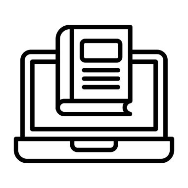 Metin ikonlu laptop. beyaz arkaplanda izole edilmiş web tasarımı için metin vektör simgesine sahip dizüstü bilgisayar