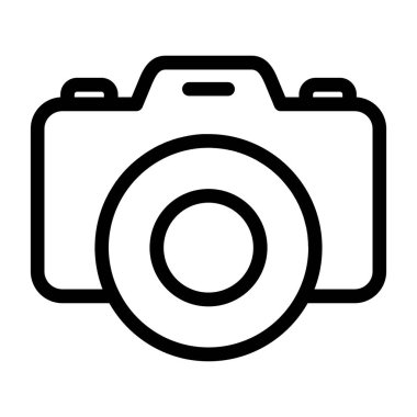 Fotoğraf kamerası vektör simgesi