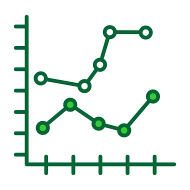 grafik ikonu vektör illüstrasyonu
