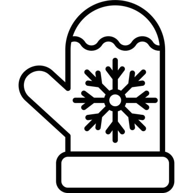 Buz gibi kış ikonu, özet tarzı