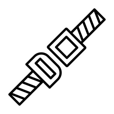 Kılıç. Web simgesi basit illüstrasyon