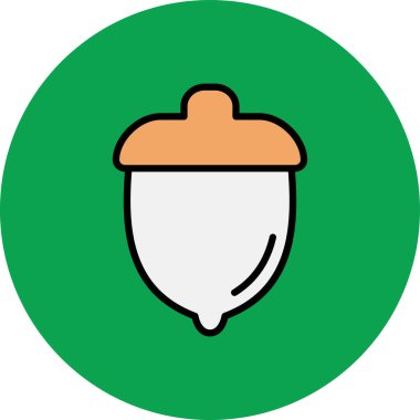 vektör kahve düz simgesi