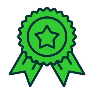 Rozet. Web simgesi basit tasarım